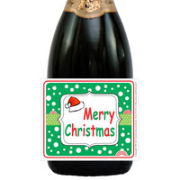 [L704] Merry Christmas Label - closeup 