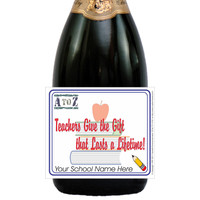 [L188] Teachers Give the Gift Label - closeup 