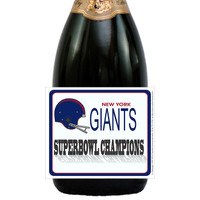 [L612] Super Bowl Champs Label - closeup 