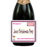 [L331] Happens At Bachelorette... Label - closeup 