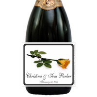 [L373] Rose Emblem Label - closeup 