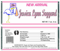 [W233] Its a Girl Wrappers - Front and Back