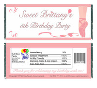 [W121] Dance Shoes Wrappers - Front and Back