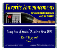 [W340] Logo Business Card Wrappers - Front and Back