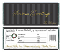 [W403] Striped Holiday Wrappers - Front and Back