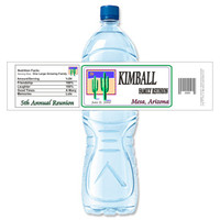 [Y303] Logo Family Reunion weatherproof water bottle label