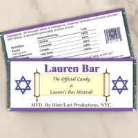 [W280] Bar / Bat Mitzvah Bar Wrappers - lifestyle photo 
