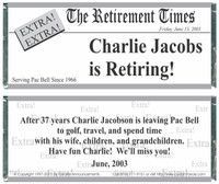 [W708] Retirement Times Wrappers - Front and Back