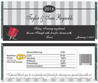 [W480] Wedding Stripes Wrappers - Front and Back