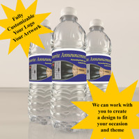 [Y00] Generic Wrap Around Label weatherproof water bottle label - lifestyle photo 