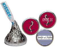 [KW12] Nautical Wedding Sticker - Candy Kiss