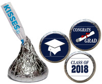 [KG08] Navy General Graduation Stickers - with kiss