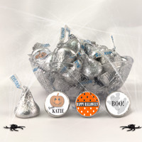 [KH03] Pumpkin Halloween Sticker - with Kiss