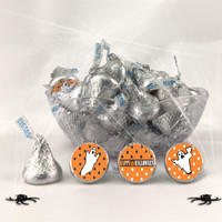 [KH04] Polka Dot Halloween Sticker - lifestyle photo 