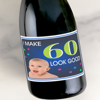 [LB097] Look Good Custom Bottle Labels for Champagne, Wine, or Mini Liquor Bottles - perfect for table decorations