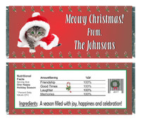 [WH136] Christmas Cat Wrappers - Front and Back