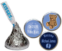 [KN08] Teddy Bear Stickers - with candy kiss