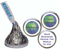 [KU05] Customer Appreciation Stickers - with candy kiss