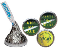 [KB26] Tennis Birthday Stickers - with candy Kiss 