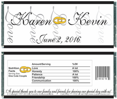 [W49] Love Background Wrappers - Front and Back