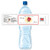 [Y202] Red Rose Valentine weatherproof water bottle label