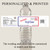 [Y253] Postal Retirement weatherproof water bottle label - personalized and printed 