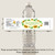 [Y137] Sunflower weatherproof water bottle label - sizing 