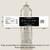 [Y683] Chalkboard Wedding weatherproof water bottle label - sizing 
