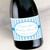 [LS41] Baby Shower Blue Stripes Custom Bottle Labels for Champagne, Wine, or Mini Liquor Bottles - perfect for table decorations