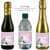 [LB063] Castle Birthday Custom Bottle Labels for Beer, mini Champagne, mini Wine, and small water bottle Party Favors