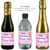 [LB076] Princess Birthday 2 Custom Bottle Labels for Beer, mini Champagne, mini Wine, and small water bottle Party Favors