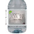 [L84] Monogram 1 Label  - 2x3 inch water bottle label dimension
