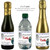 [LG04] Double Photo Graduation Custom Bottle Labels for Beer, mini Champagne, mini Wine, and small water bottle Party Favors
