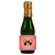 [L102] Kissing Couple Valentine Label  - small champagne wine bottle