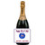 [L124] 4th of July - Flag Label - champagne bottle