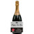 [L134] New Years Stripes Label - champagne bottle