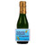 [L149] Snowball Holiday Label  - small champagne wine bottle