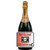[L528] Skull and Crossbones Label - champagne bottle