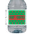 [L682] Merry Christmas Label  - 2x3 inch water bottle label dimension