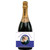 [L193] Wedding Photo 1 Label - champagne bottle