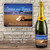 [L255] Shell Wedding 1 Label - champagne bottle and label 