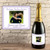 [L363] Wedding Photo 3 Label - champagne bottle and label 