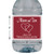 [L374] Interlocking Hearts Label  - 2x3 inch water bottle label dimension
