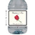 [L383] Red Rose Label  - 2x3 inch water bottle label dimension