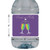 [L558] Purple Rainbow Glasses Label  - 2x3 inch water bottle label dimension
