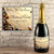 [L600] Shell Wedding 3 Label - champagne bottle and label 