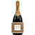 [L687] Burlap Wedding Label - champagne bottle