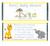 [W299] Baby Shower Animals Wrappers - Front and Back