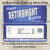 [W643] Happy Retirement Wrappers -personalized and printed 
