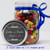 [RW15] Chalkboard - 2" Round Label on Mason Jar with Jelly Beans 